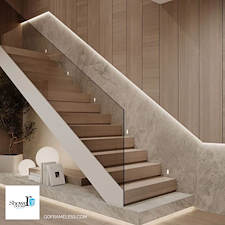 Elevate-Your-Home-with-Glass-Staircase-Railings-The-Perfect-Blend-of-Style-Space-and-Safety 0